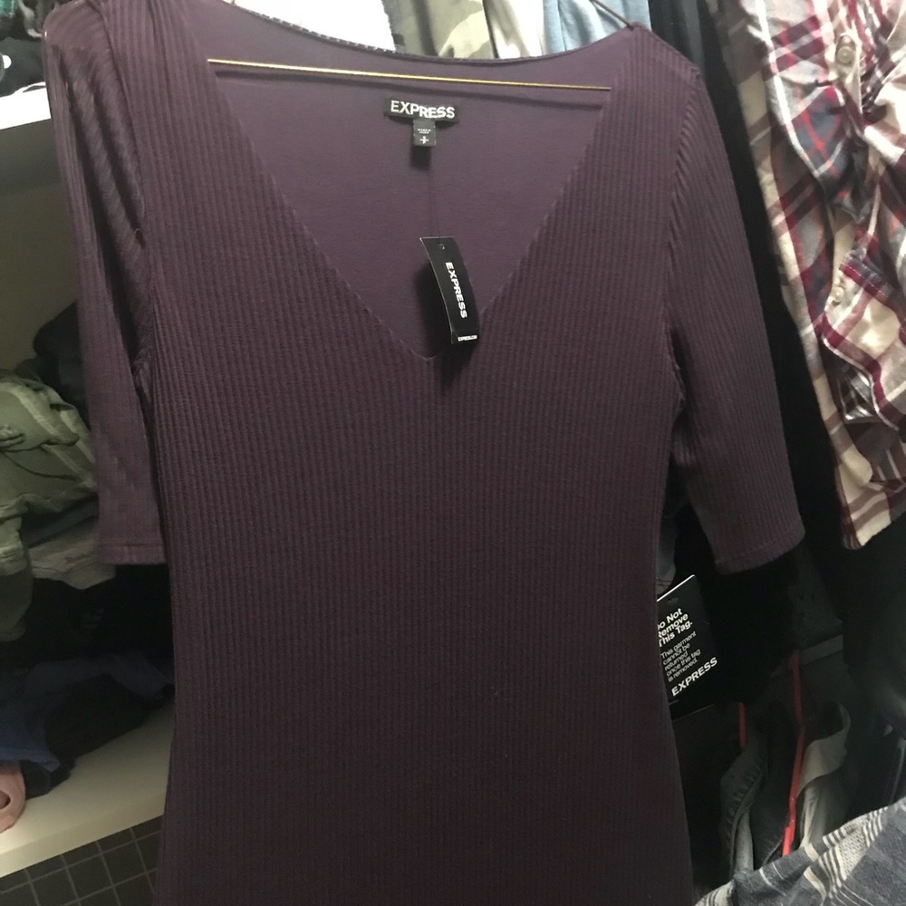 Eggplant Express dress